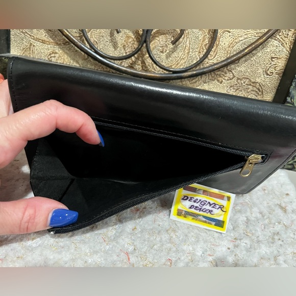 COACH Vintage Legacy Black Leather Trifold Wallet Good Condition - Picture 3 of 12